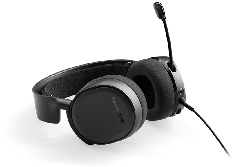 SteelSeries - Headset SteelSeries Arctis 3 7.1 Surround Preto