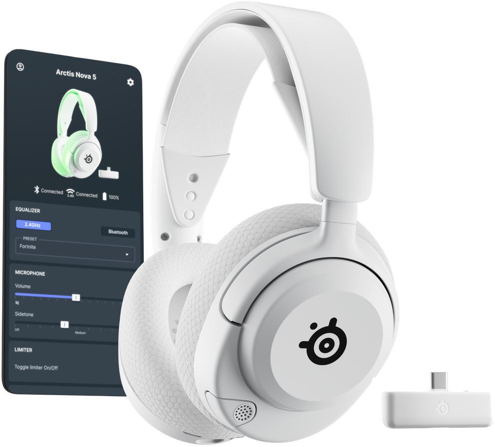 Picture of Picture of Headset Steelseries Arctis Nova 5X Wireless/Bluetooth Branco