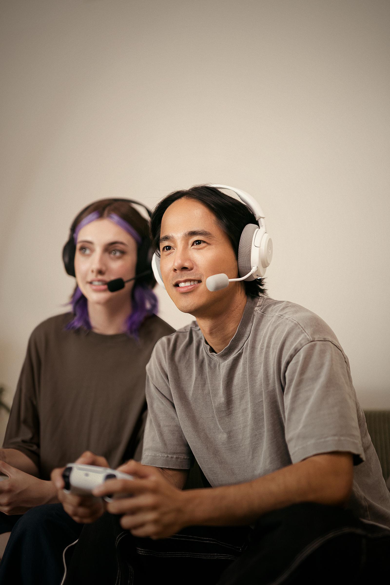 SteelSeries - Headset Steelseries Arctis Nova 3P Wireless/Bluetooth Branco