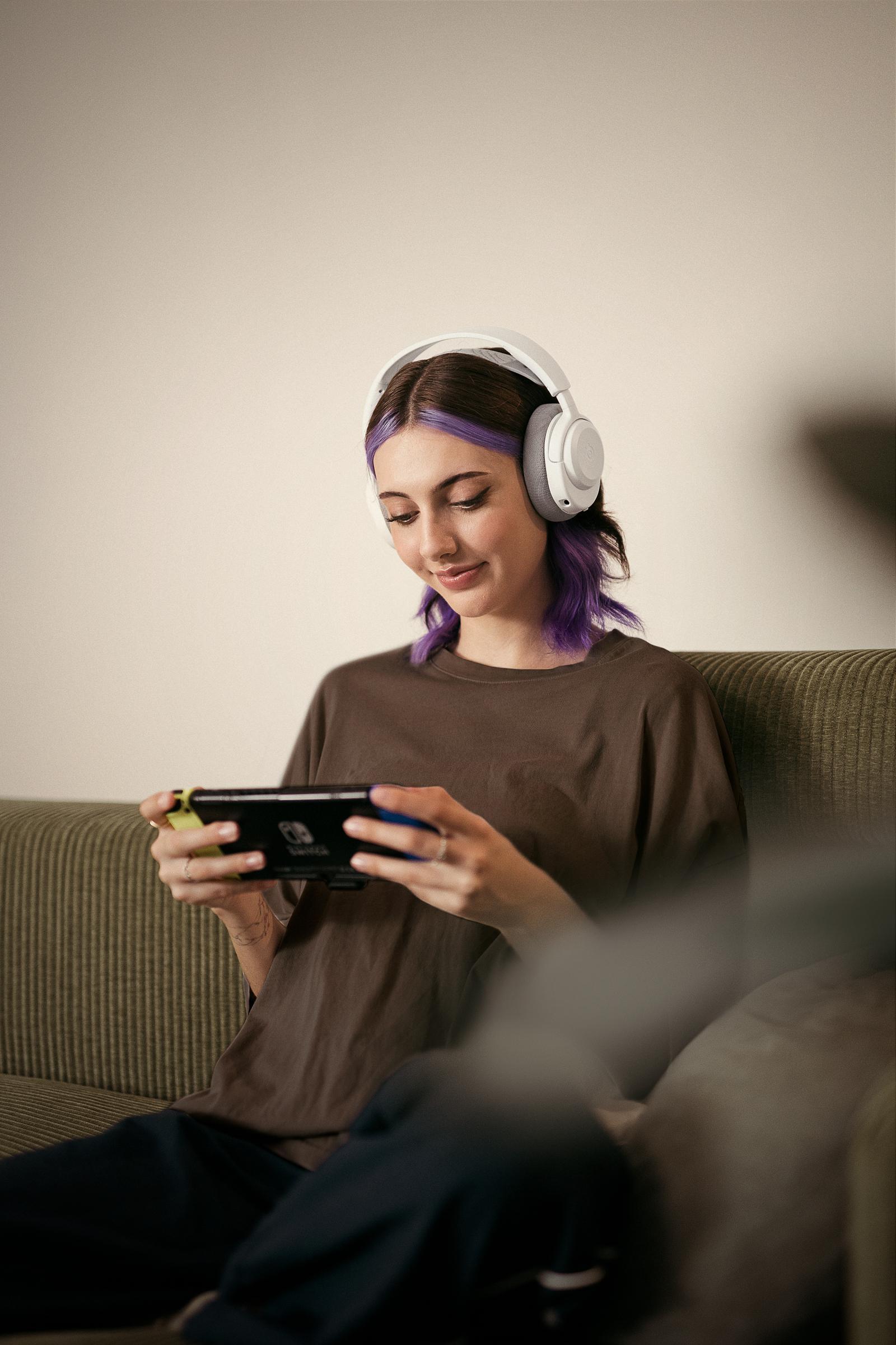 SteelSeries - Headset Steelseries Arctis Nova 3P Wireless/Bluetooth Branco