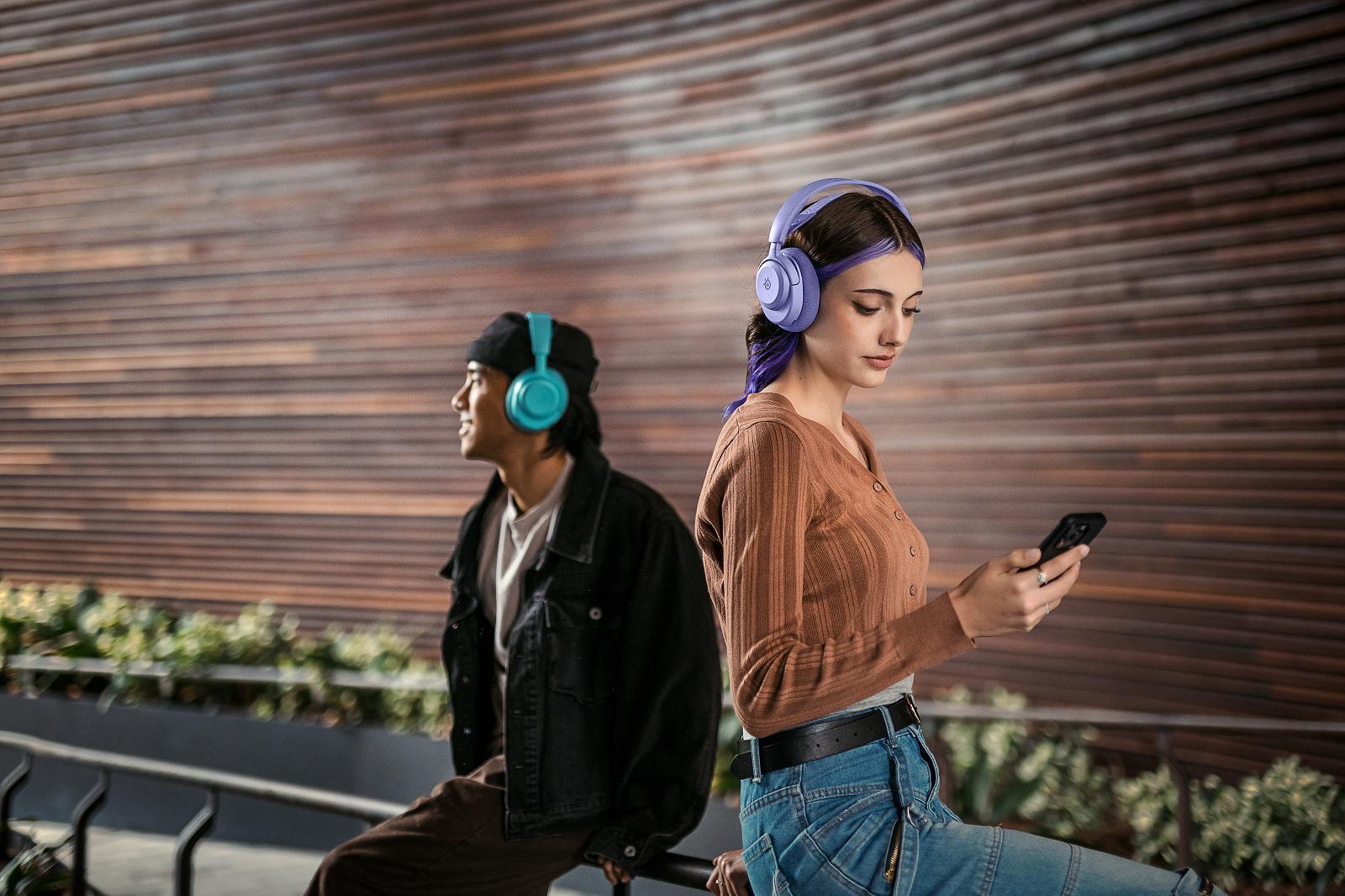  - Headset Steelseries Arctis Nova 3P Wireless/Bluetooth Aqua