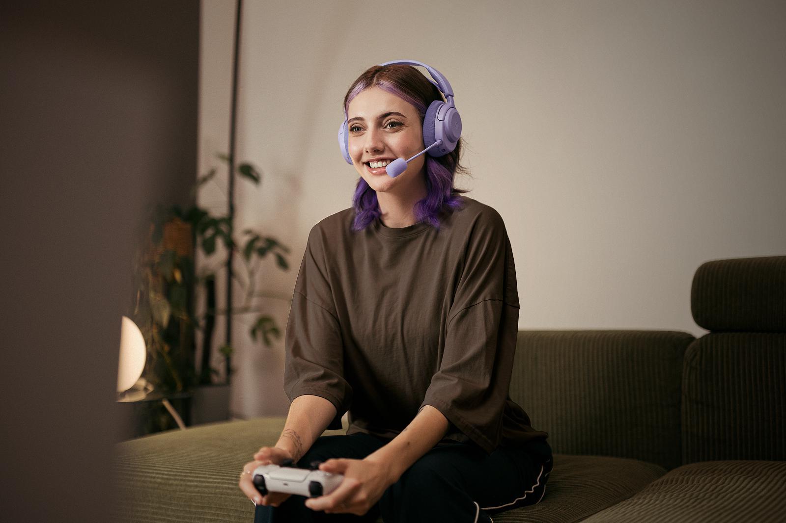  - Headset Steelseries Arctis Nova 3P Wireless/Bluetooth Lavanda