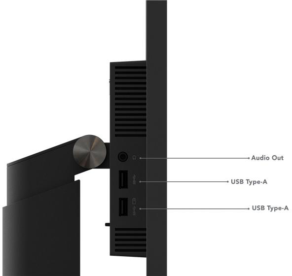 Lenovo - Monitor Lenovo Thinkvision 24" T24M-IPS FHD 60Hz 4ms USB-C + Colunas