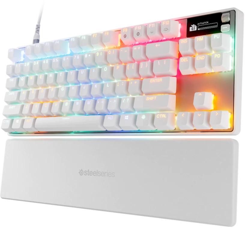 - Teclado Steelseries Apex Pro TKL Gen 3 RGB (US) Branco Picture of - Teclado Steelseries Apex Pro TKL Gen 3 RGB (US) Branco