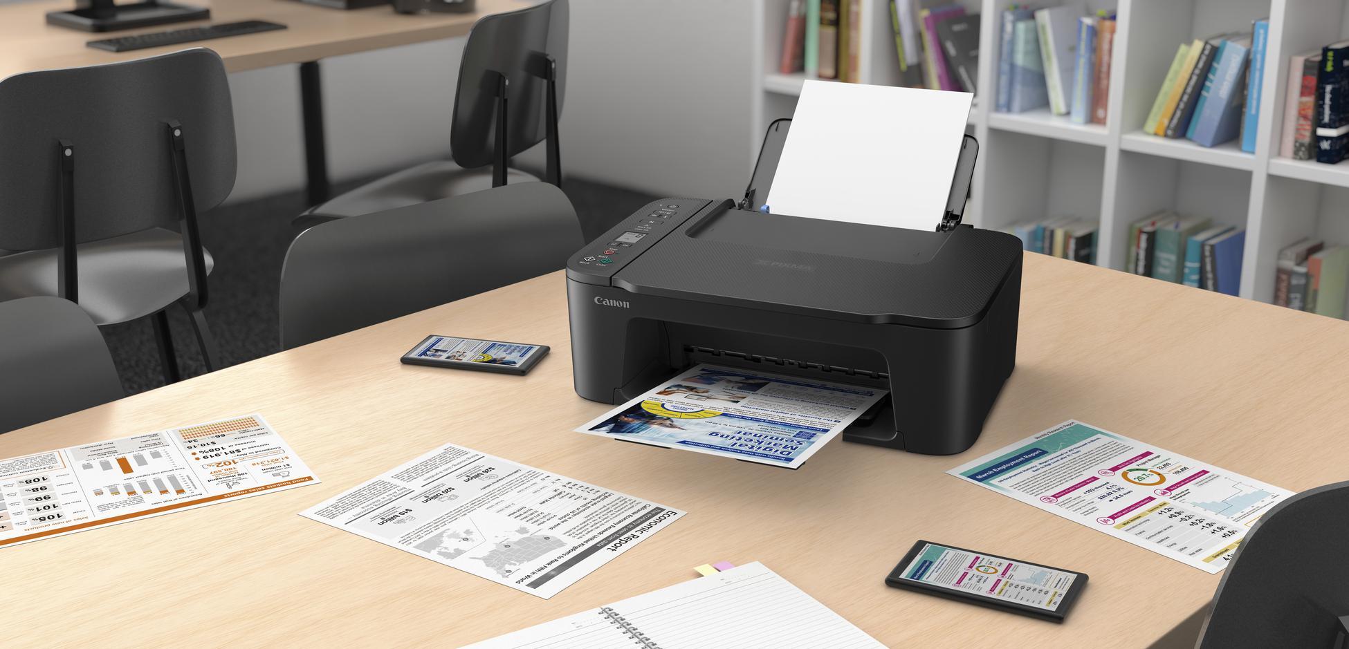 Canon - Multifunções Canon PIXMA TS3750i Wi-Fi Preto