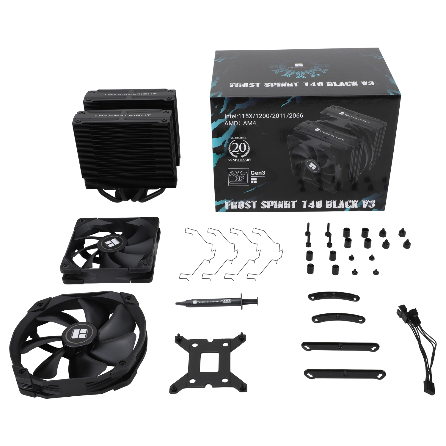 Thermalright - Cooler CPU Thermalright Frost Spirit 140 V3 Preto
