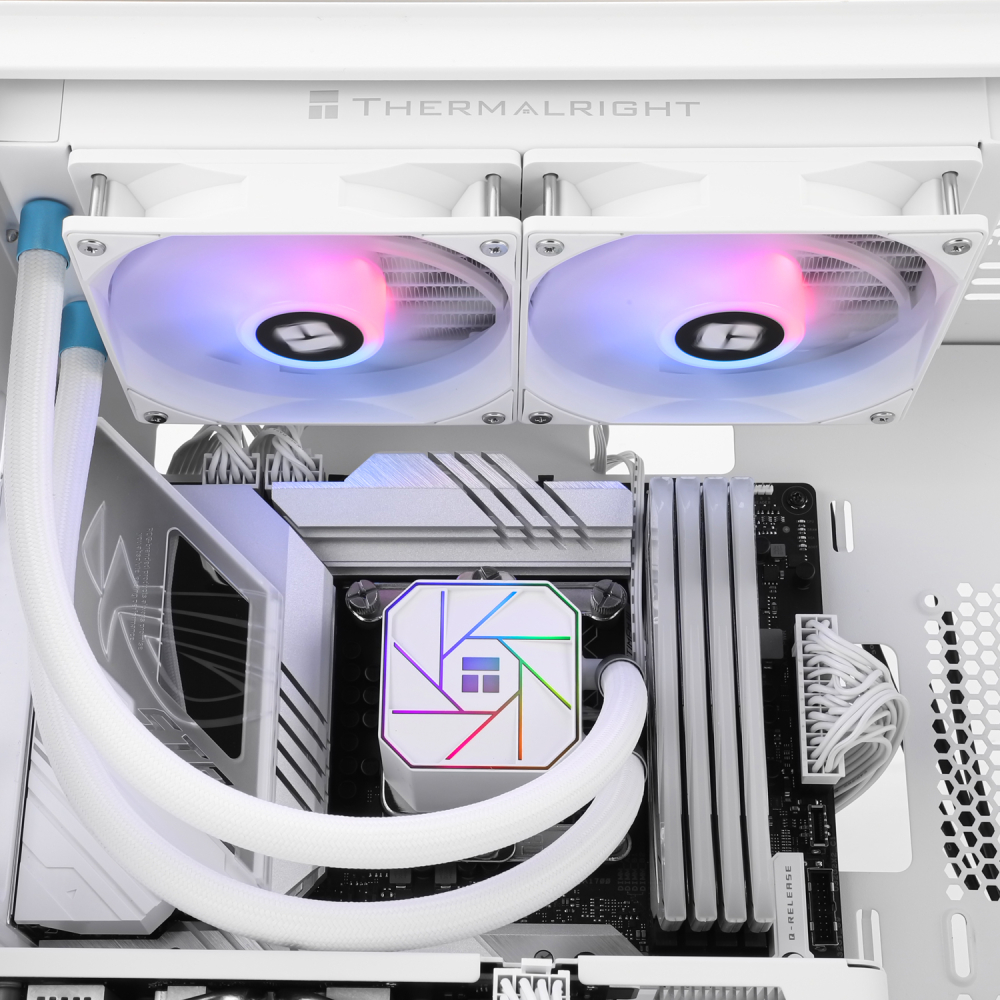 Thermalright - Water Cooler CPU AIO Thermalright Aqua Elite V3 ARGB Branco - 240mm