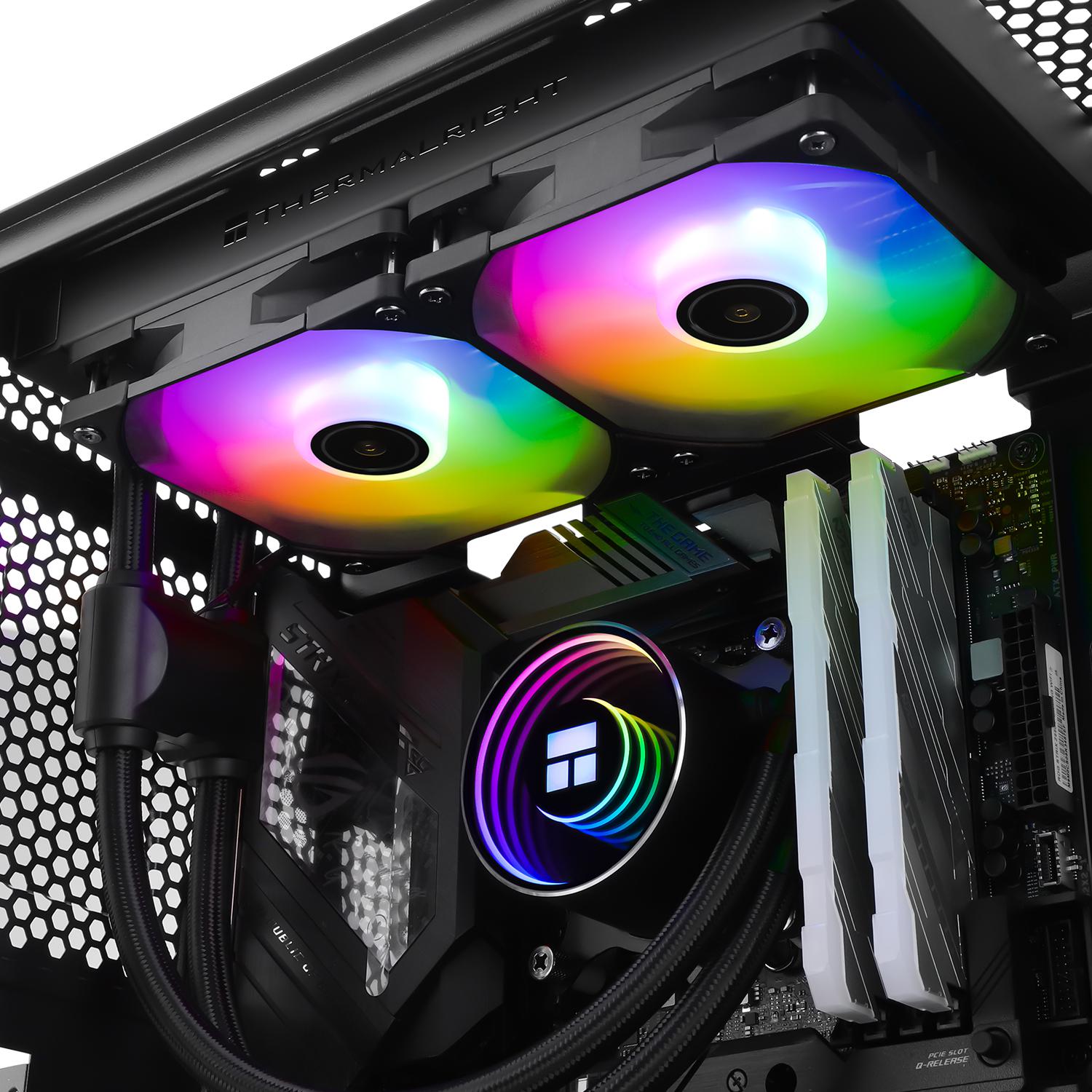 Thermalright - Water Cooler CPU AIO Thermalright Frozen Notte ARGB Preto - 240mm