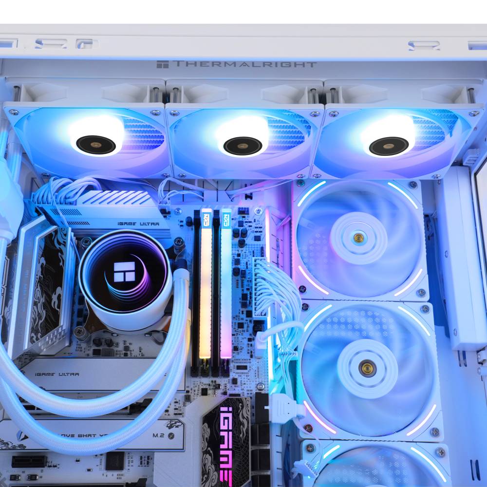 Thermalright - Water Cooler CPU AIO Thermalright Frozen Notte ARGB Branco - 360mm