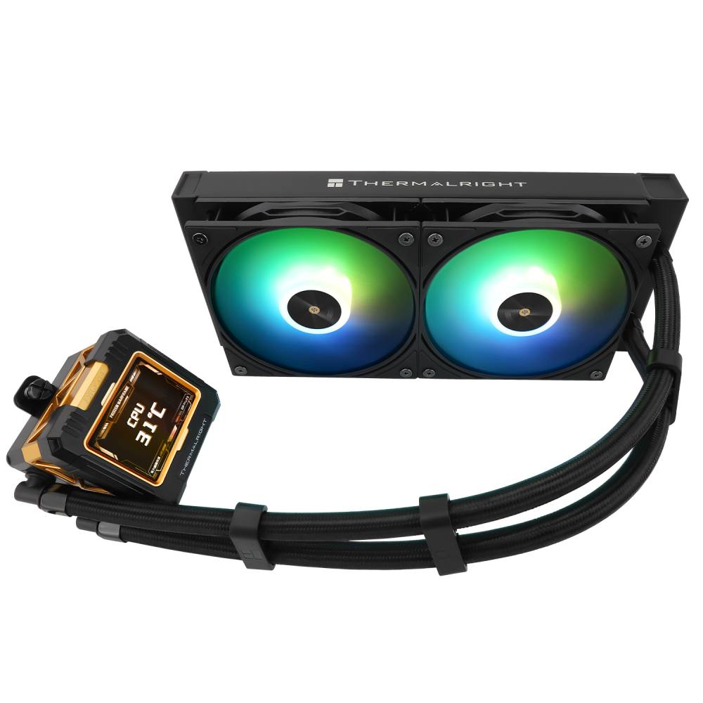 Thermalright - Water Cooler CPU AIO Thermalright Frozen Warframe ARGB Preto - 240mm