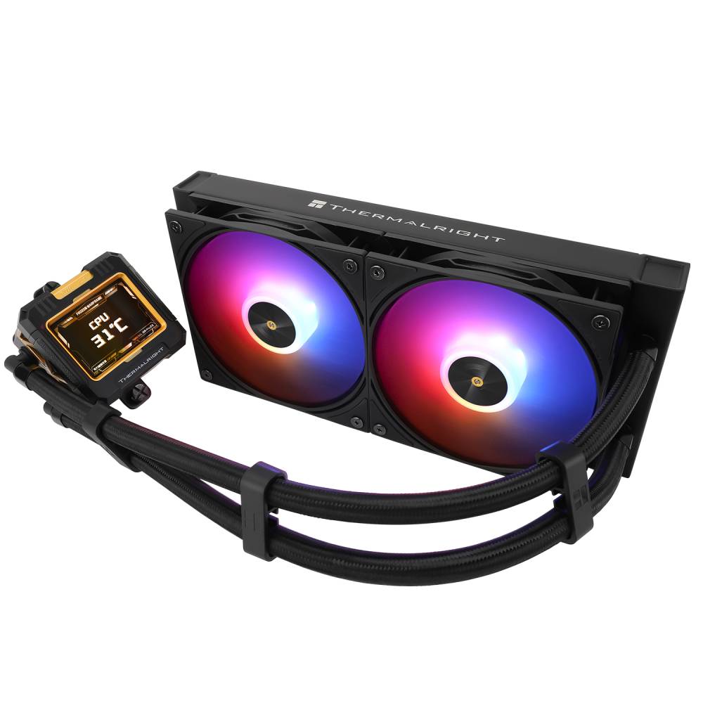 Thermalright - Water Cooler CPU AIO Thermalright Frozen Warframe ARGB Preto - 240mm