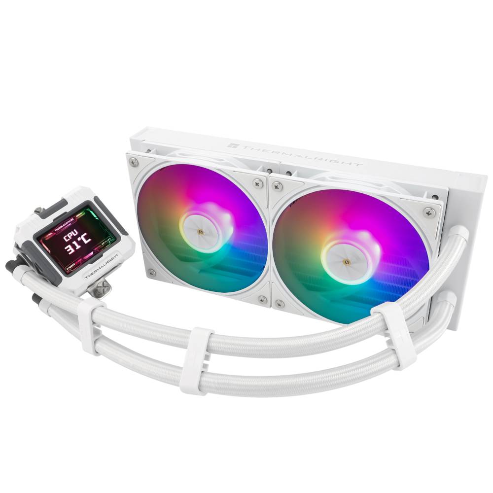 Thermalright - Water Cooler CPU AIO Thermalright Frozen Warframe ARGB Branco - 240mm