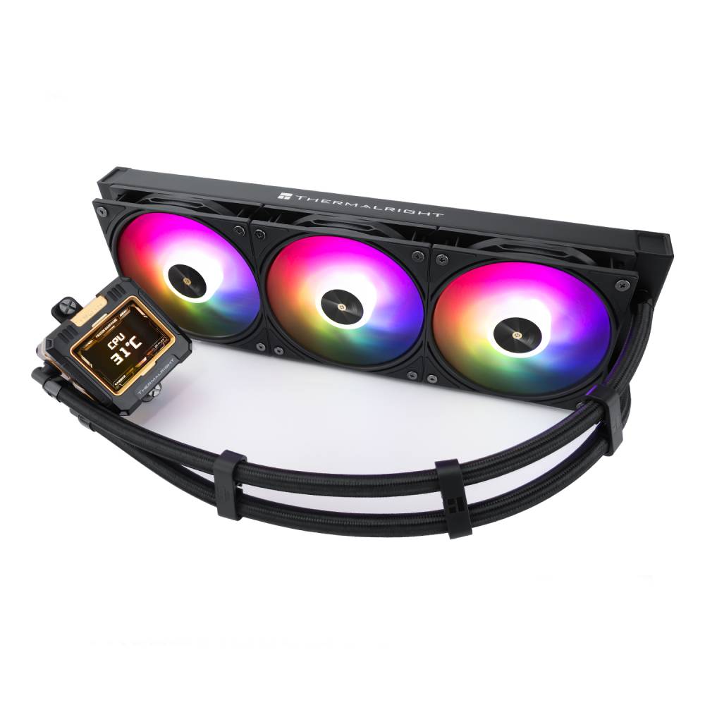 Thermalright - Water Cooler CPU AIO Thermalright Frozen Warframe ARGB Preto - 360mm