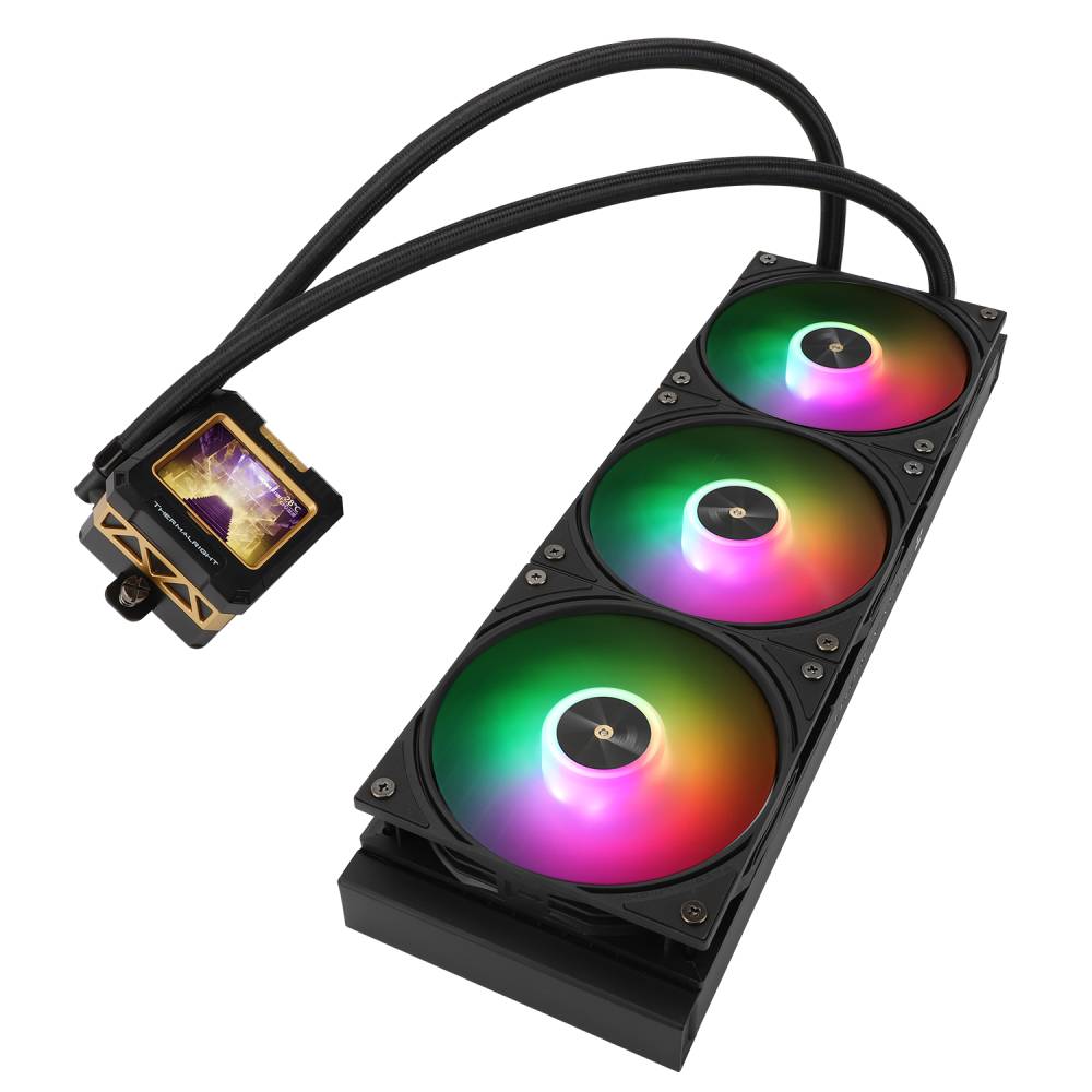 Thermalright - Water Cooler CPU AIO Thermalright Frozen Warframe ARGB Preto - 360mm