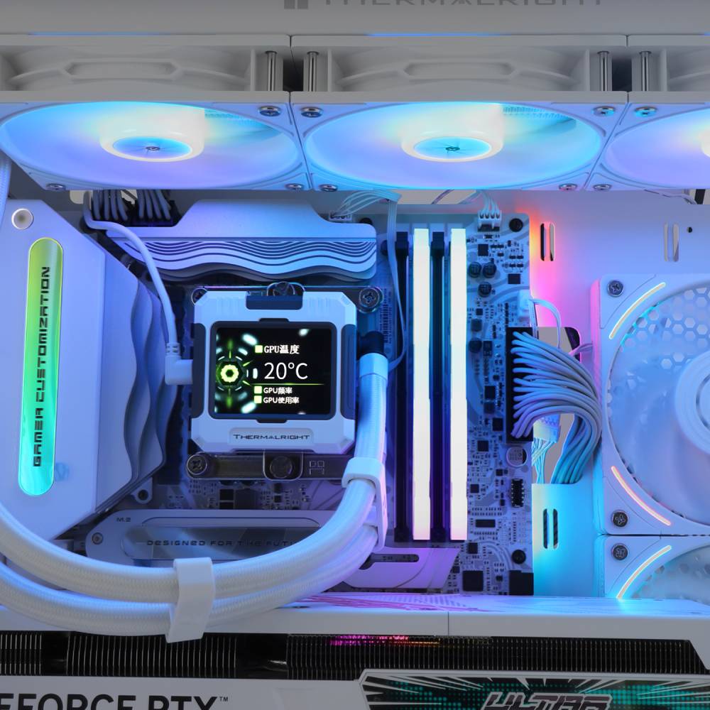 Thermalright - Water Cooler CPU AIO Thermalright Frozen Warframe ARGB Branco - 360mm