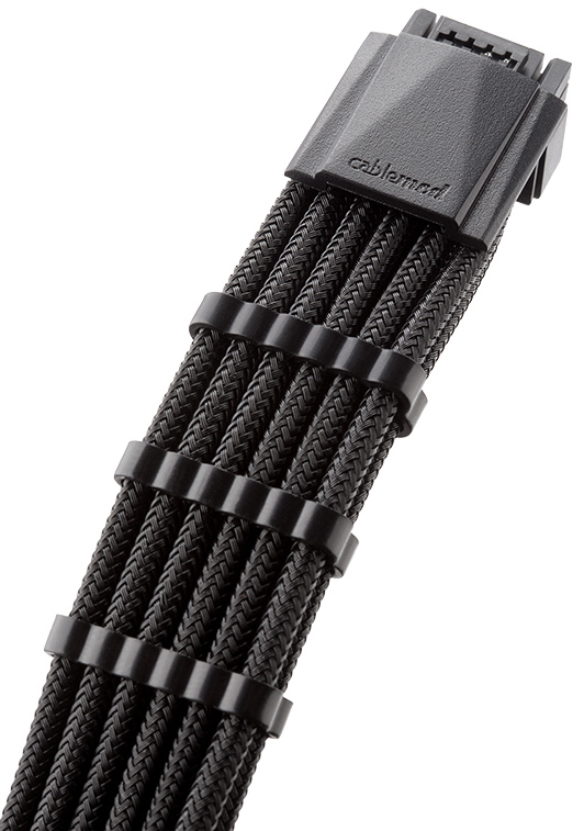 CableMod - ** B Grade ** Cabo CableMod C-Series Pro ModMesh 12VHPWR 3x PCI-e para Asus/Seasonic 60cm Preto