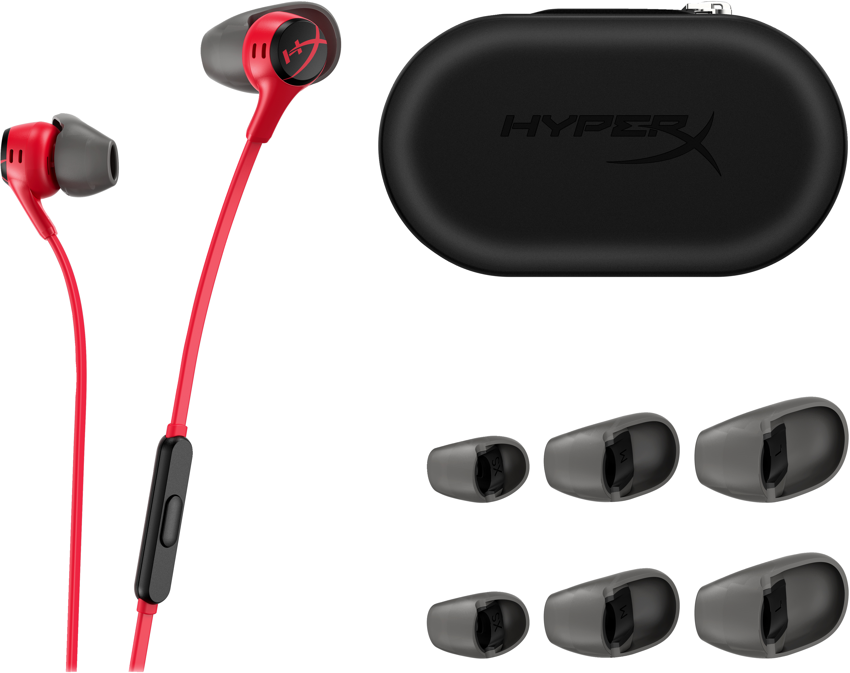 HyperX - Earbuds HyperX Cloud II Vermelho