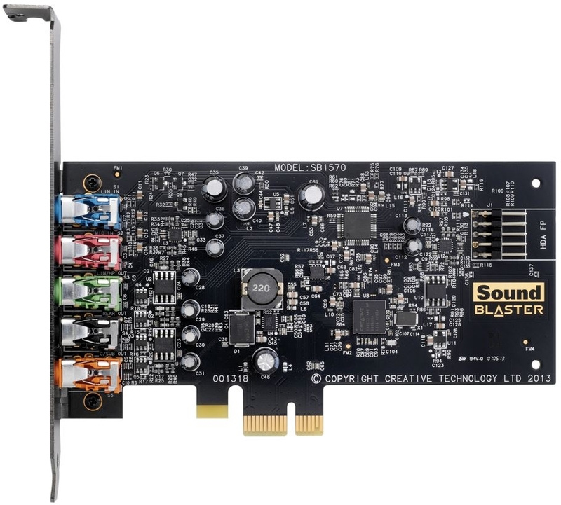 Creative - Placa de Som Creative Sound Blaster Audigy FX PCIe