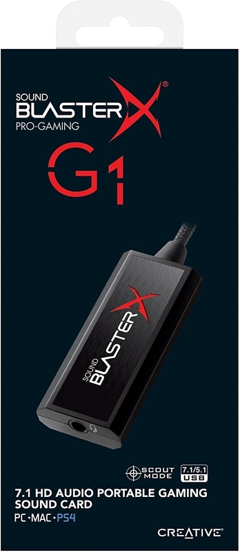 Creative - Placa de Som Creative Sound BlasterX G1 USB