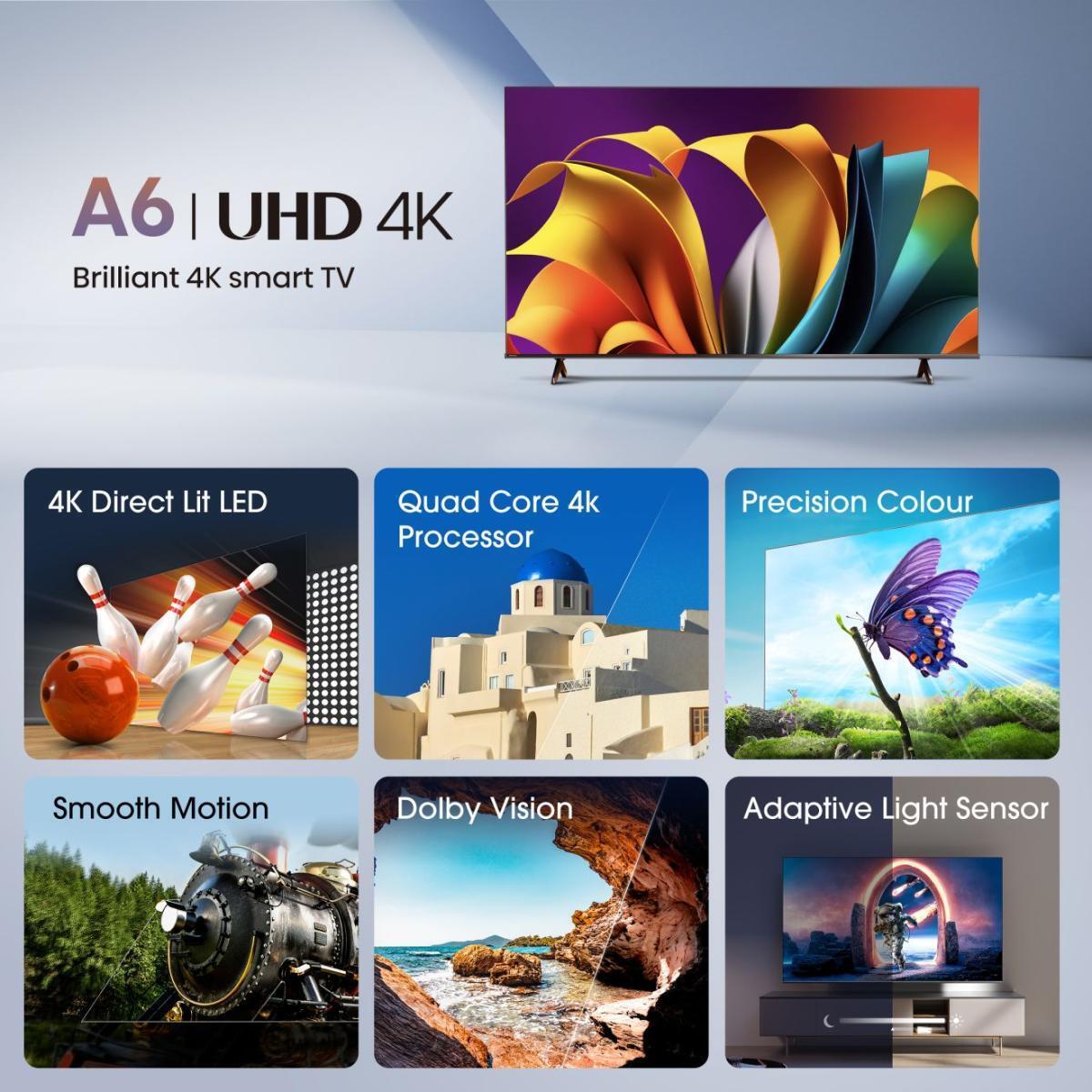  - Televisão Hisense 75A6N 75" Mini LED UltraHD 4K VIDAA