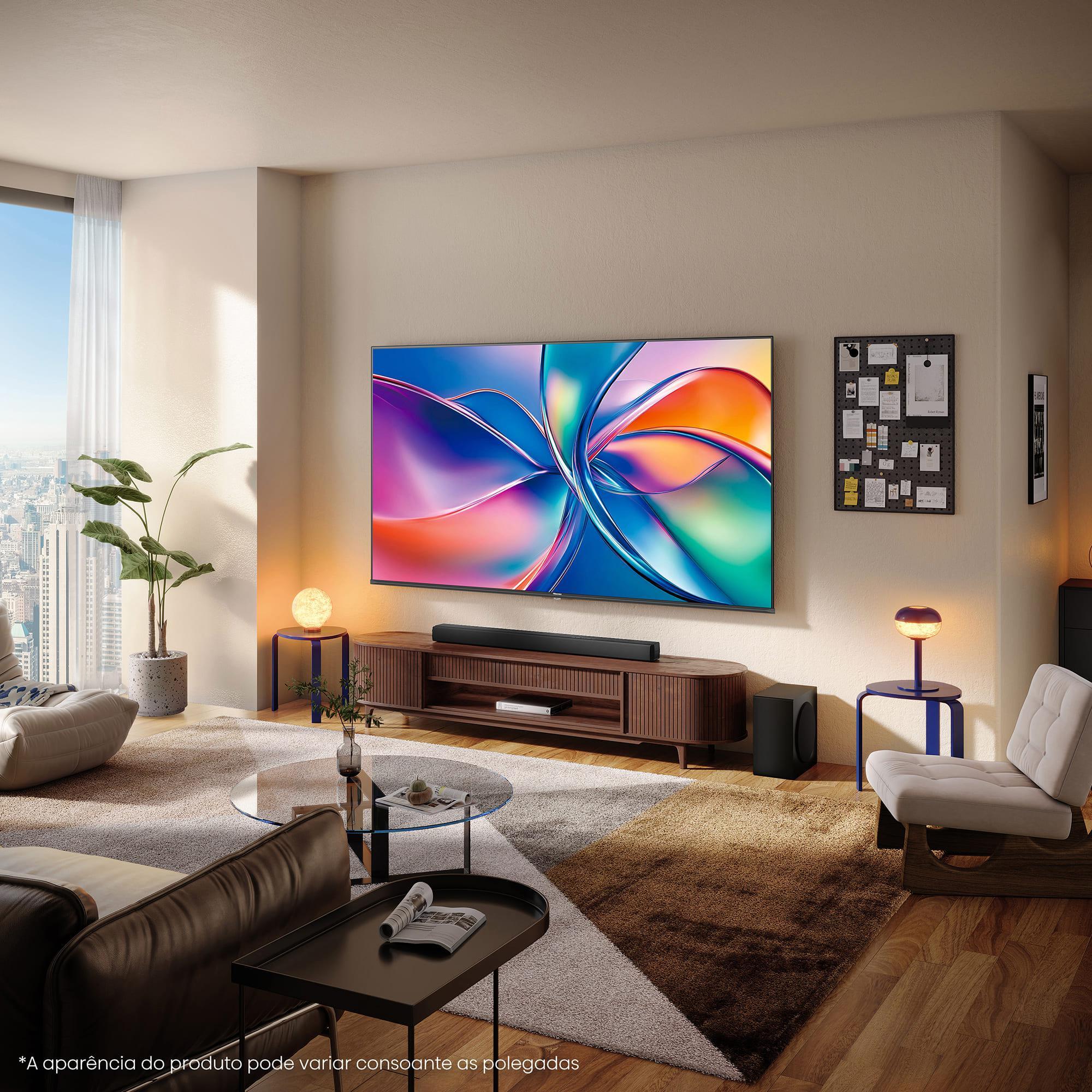  - Televisão Hisense 75E7Q 75" QLED UltraHD 4K VIDAA