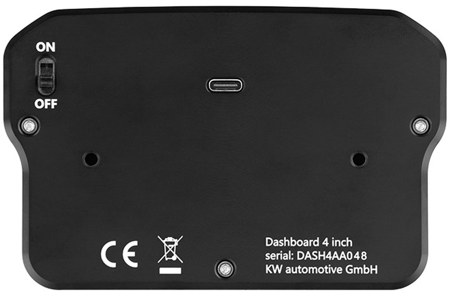 Ascher Racing - Dashboard 4" Ascher Racing