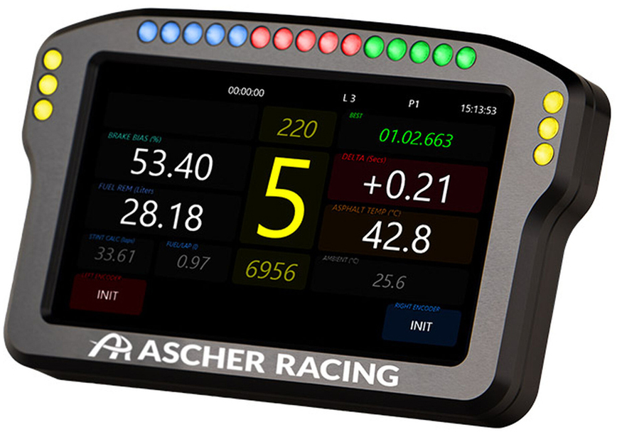 Ascher Racing - Dashboard 5" Ascher Racing