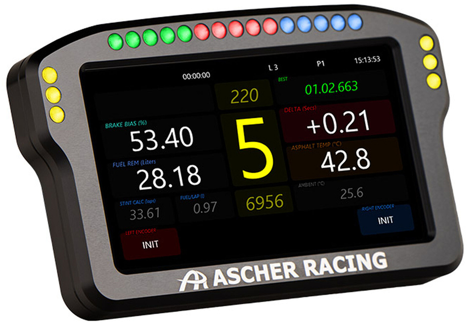 Ascher Racing - Dashboard 5" Ascher Racing