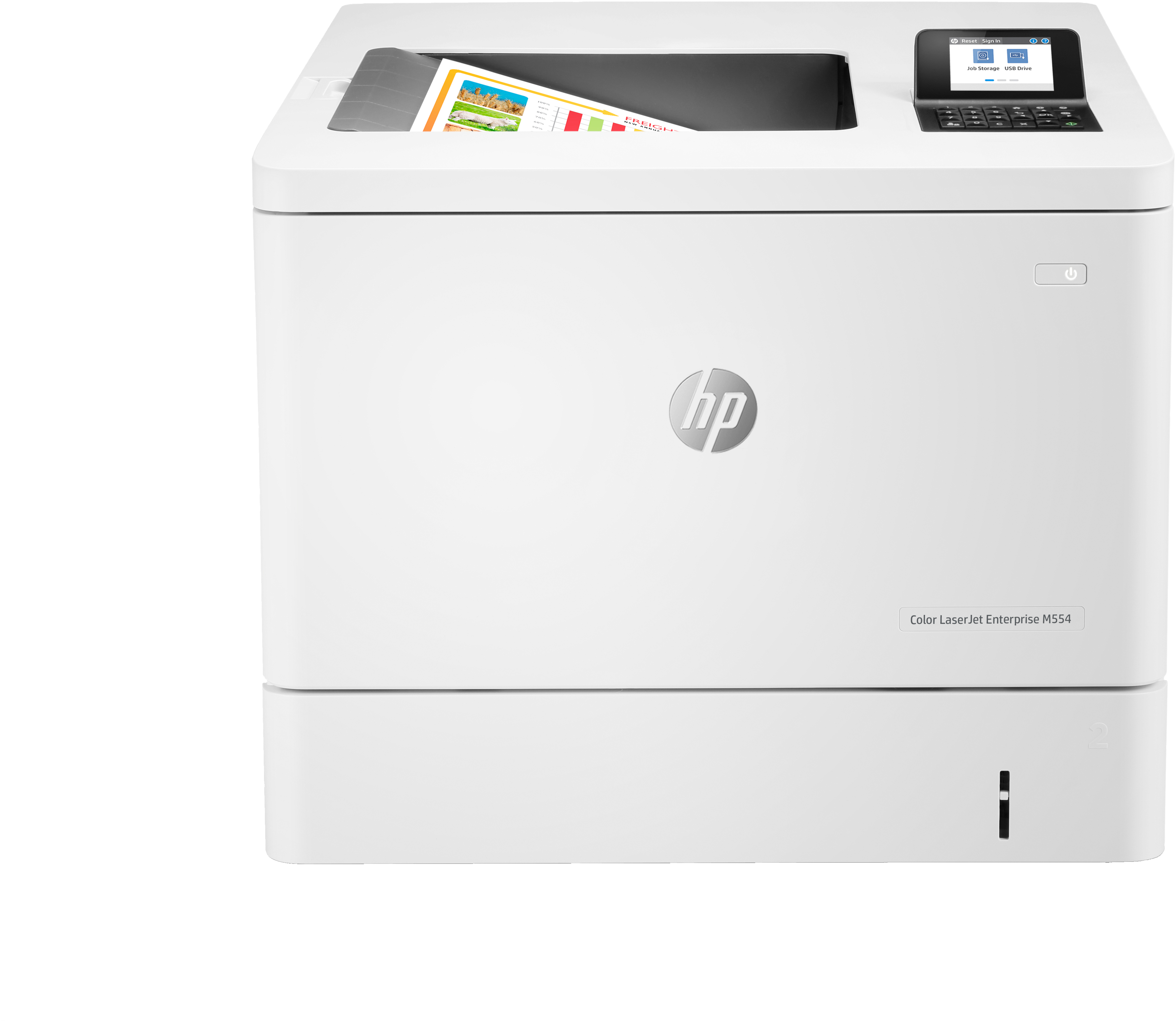 - Impressora Laser HP Color LaserJet Enterprise M554dn Cores Picture of - Impressora Laser HP Color LaserJet Enterprise M554dn Cores