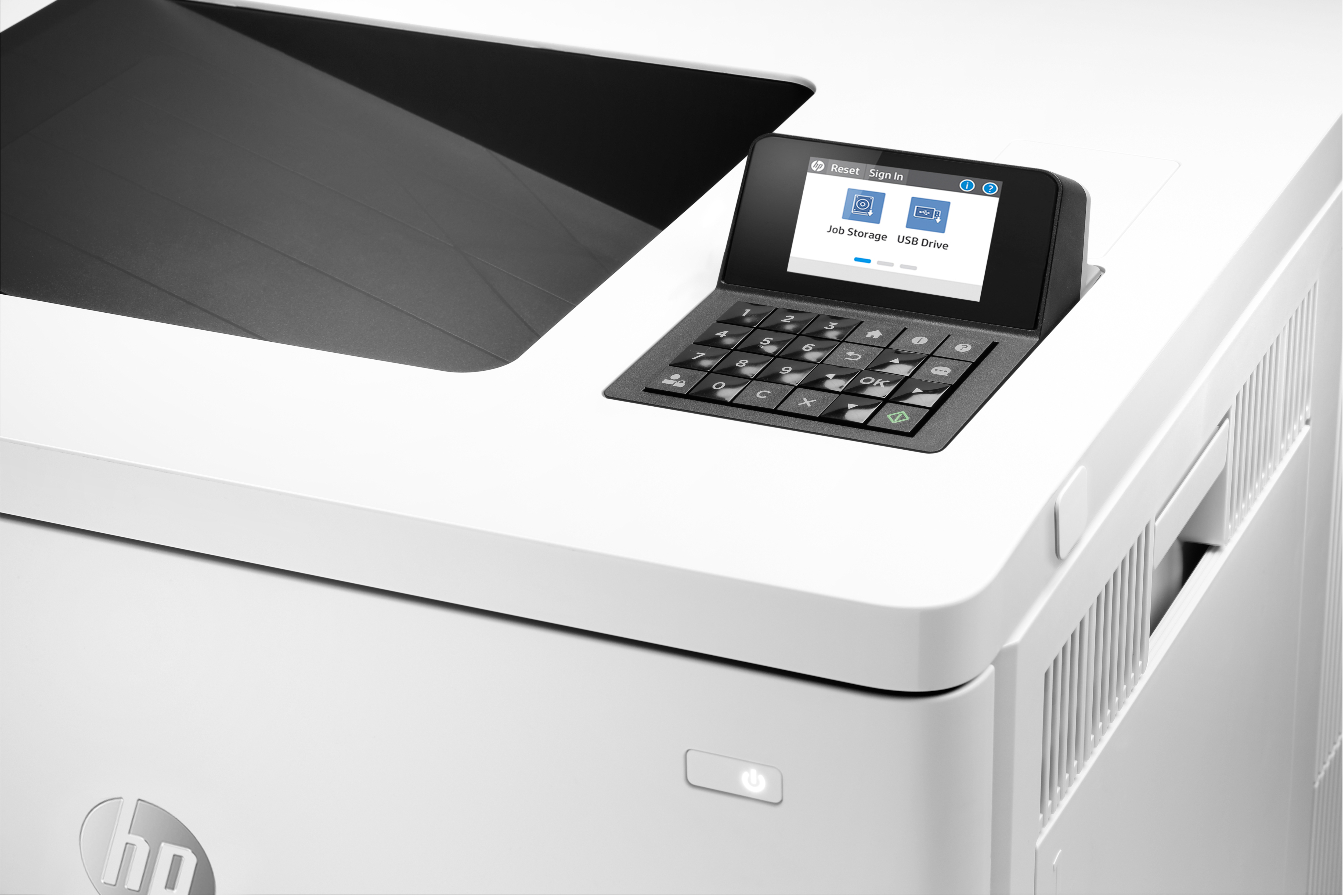 - Impressora Laser HP Color LaserJet Enterprise M554dn Cores