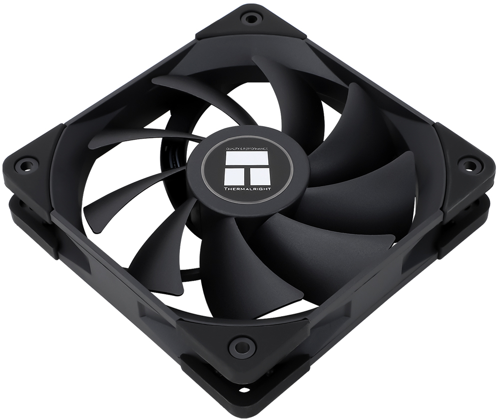 Thermalright - Ventoinha Thermalright TL-C12B PWM Preto 120mm