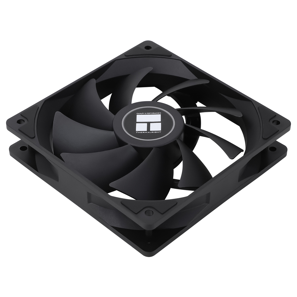 Thermalright - Ventoinha Thermalright TL-C12C PWM Preto 120mm (Pack 3)