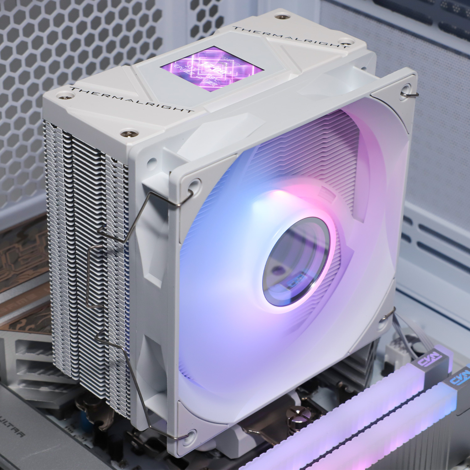 Thermalright - Cooler CPU Thermalright Assassin Spirit 120 Vision ARGB Branco