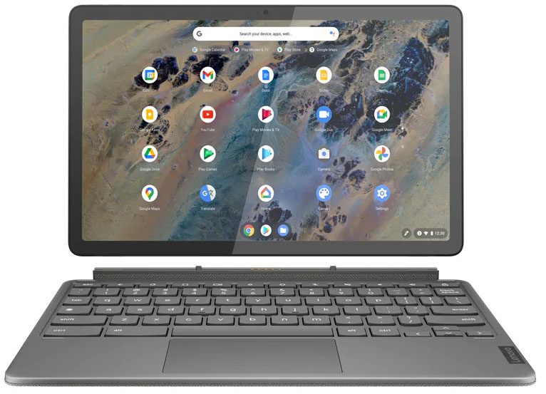 Portátil Lenovo IdeaPad Duet Chromebook 10.95" SDSC 7c 4GB 128GB 2K Touch Chrome OS