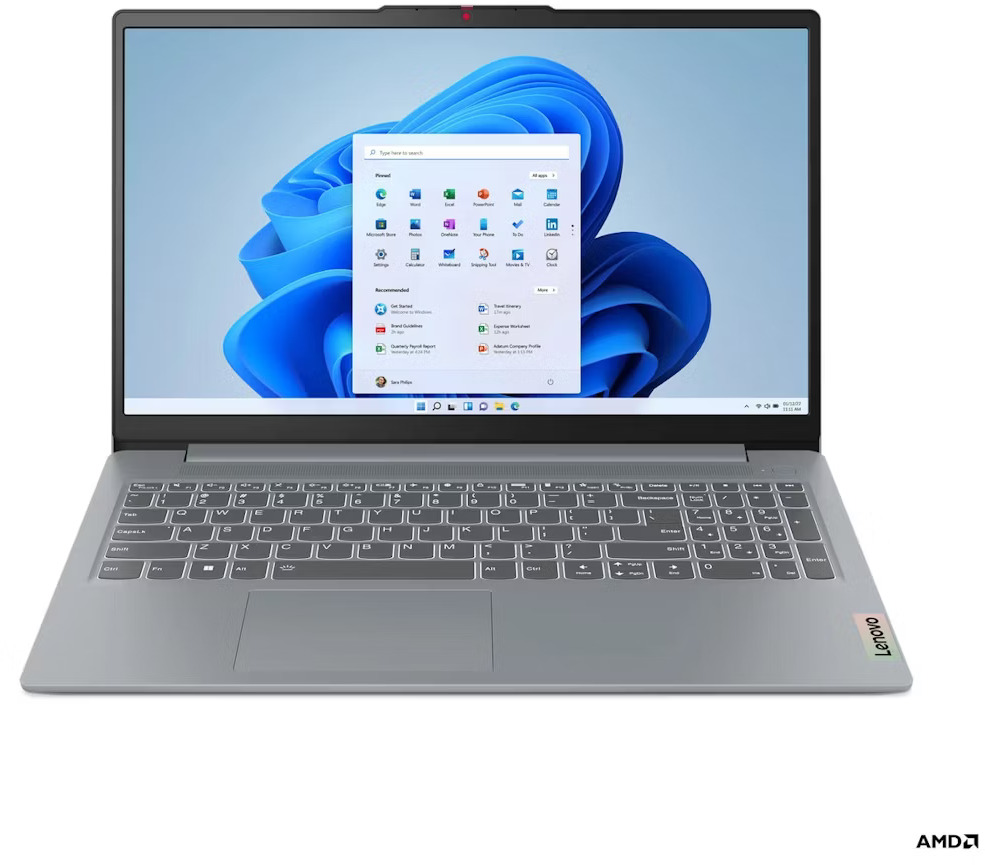 Lenovo - Portátil Lenovo IdeaPad Slim 3 15ABR8-608 15.6" R7 7730U 16GB DDR4 512GB Radeon Graphics