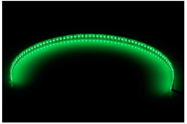 Phobya - Phobya LED Flexlight 60cm Verde