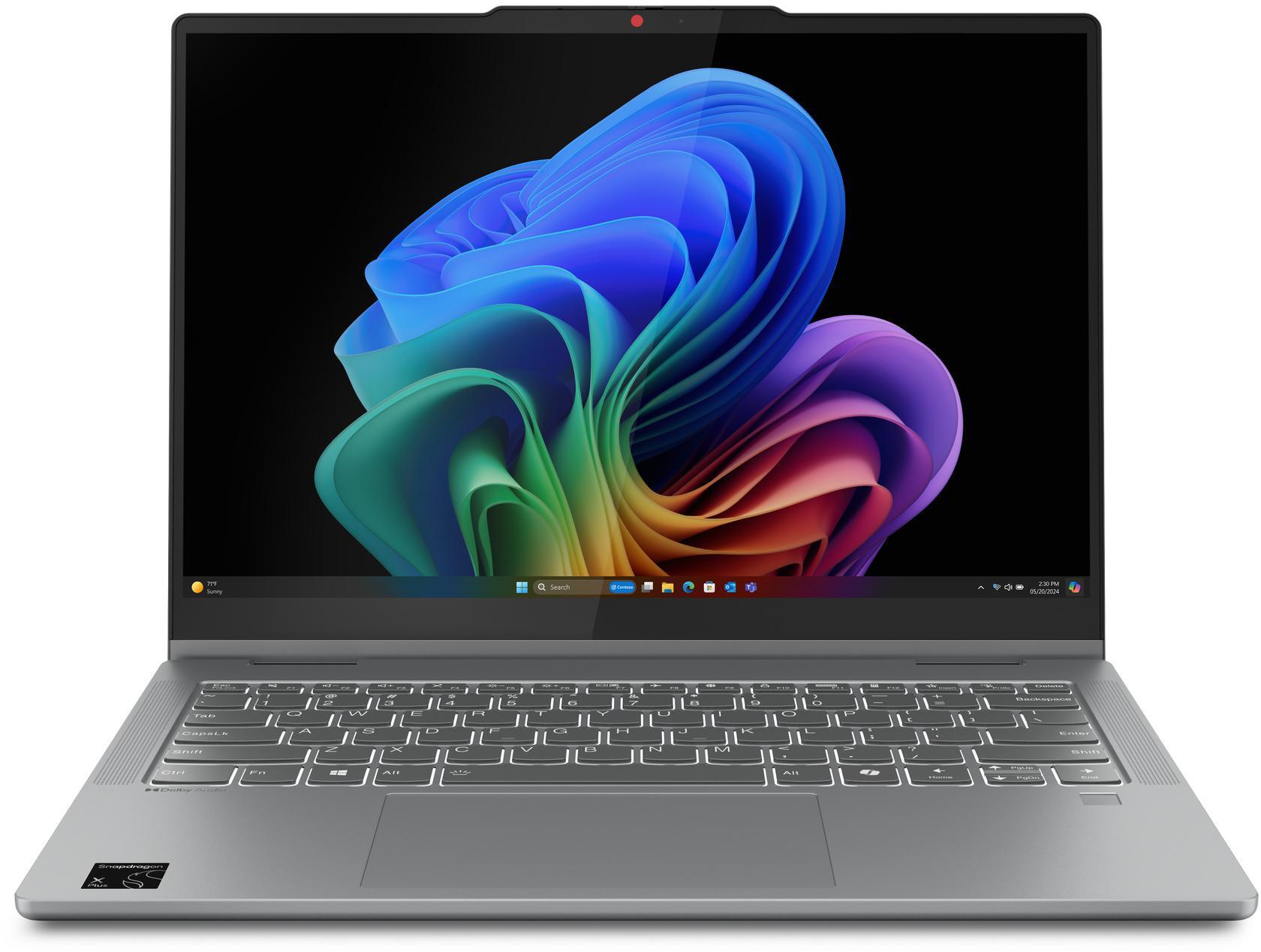 Portátil Lenovo IdeaPad 5x 14Q8X9-888 14" Snapdragon X Plus X1P-42-100 16GB DDR5 1TB Adreno Graphics OLED Touch W11