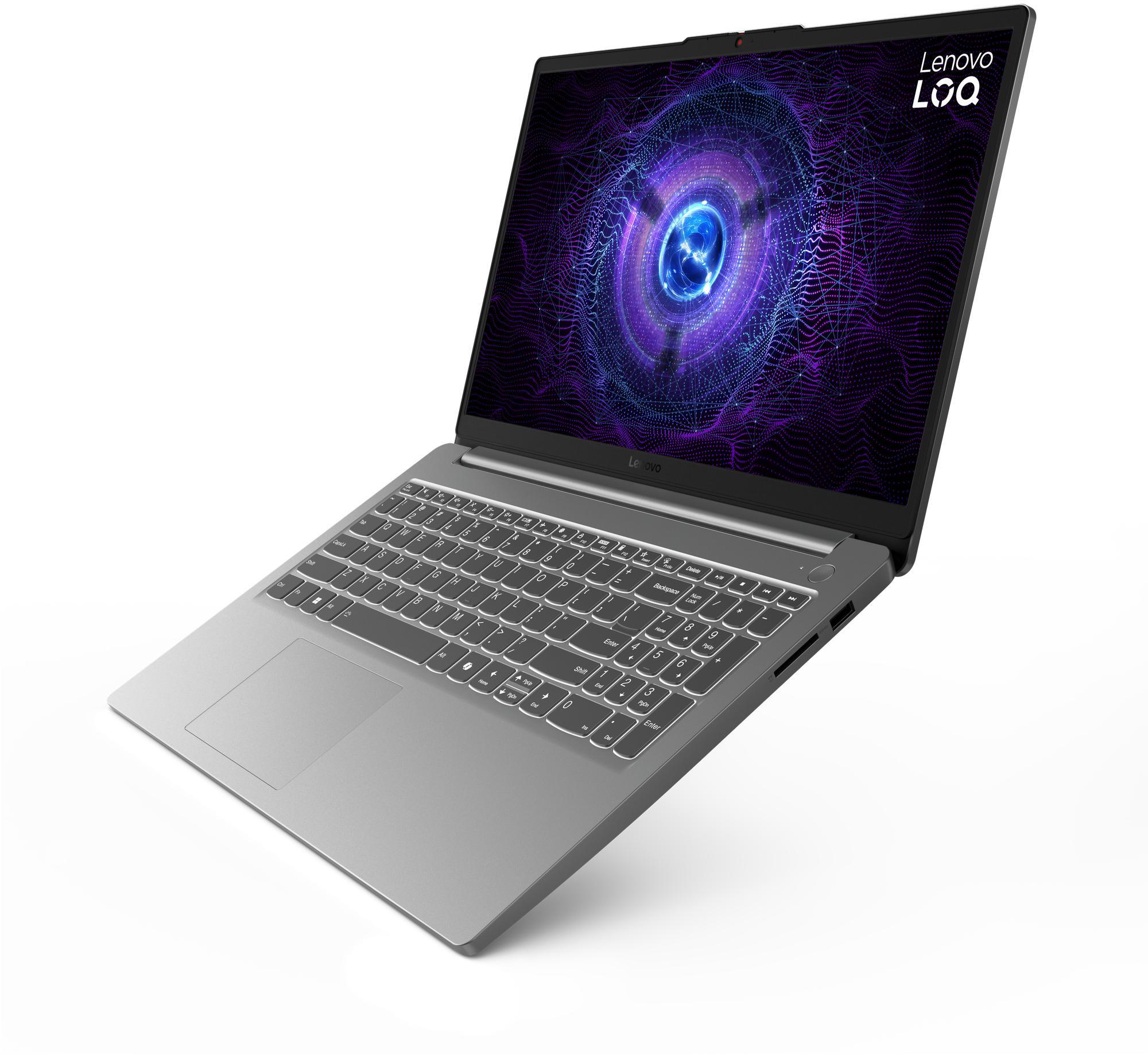 Lenovo - Portátil Lenovo LOQ 15IAX9E-923 15.6" i5-12450HX 16GB DDR5 512GB RTX 2050 144Hz W11