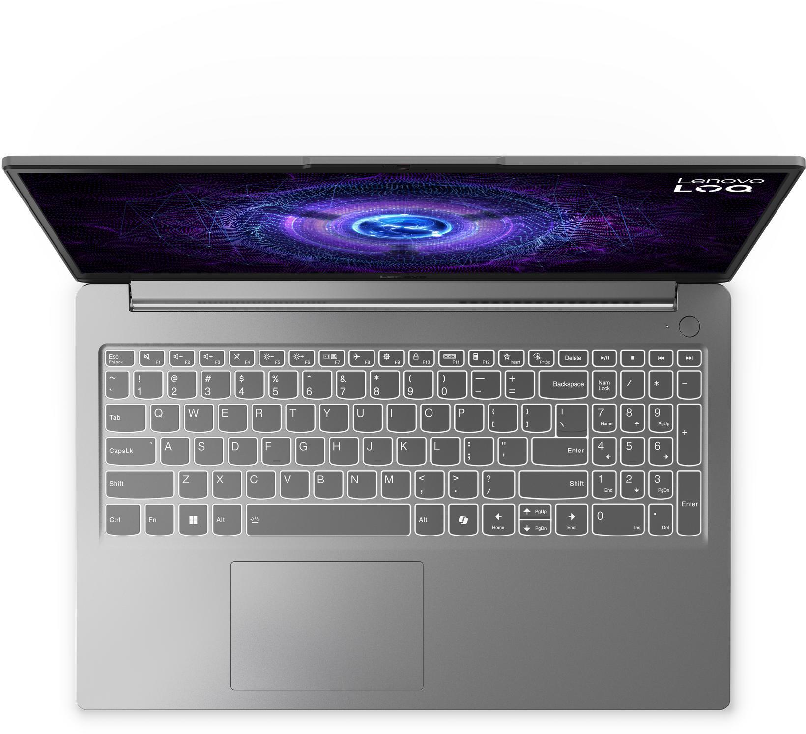 Lenovo - Portátil Lenovo LOQ 15IAX9E-923 15.6" i5-12450HX 16GB DDR5 512GB RTX 2050 144Hz W11