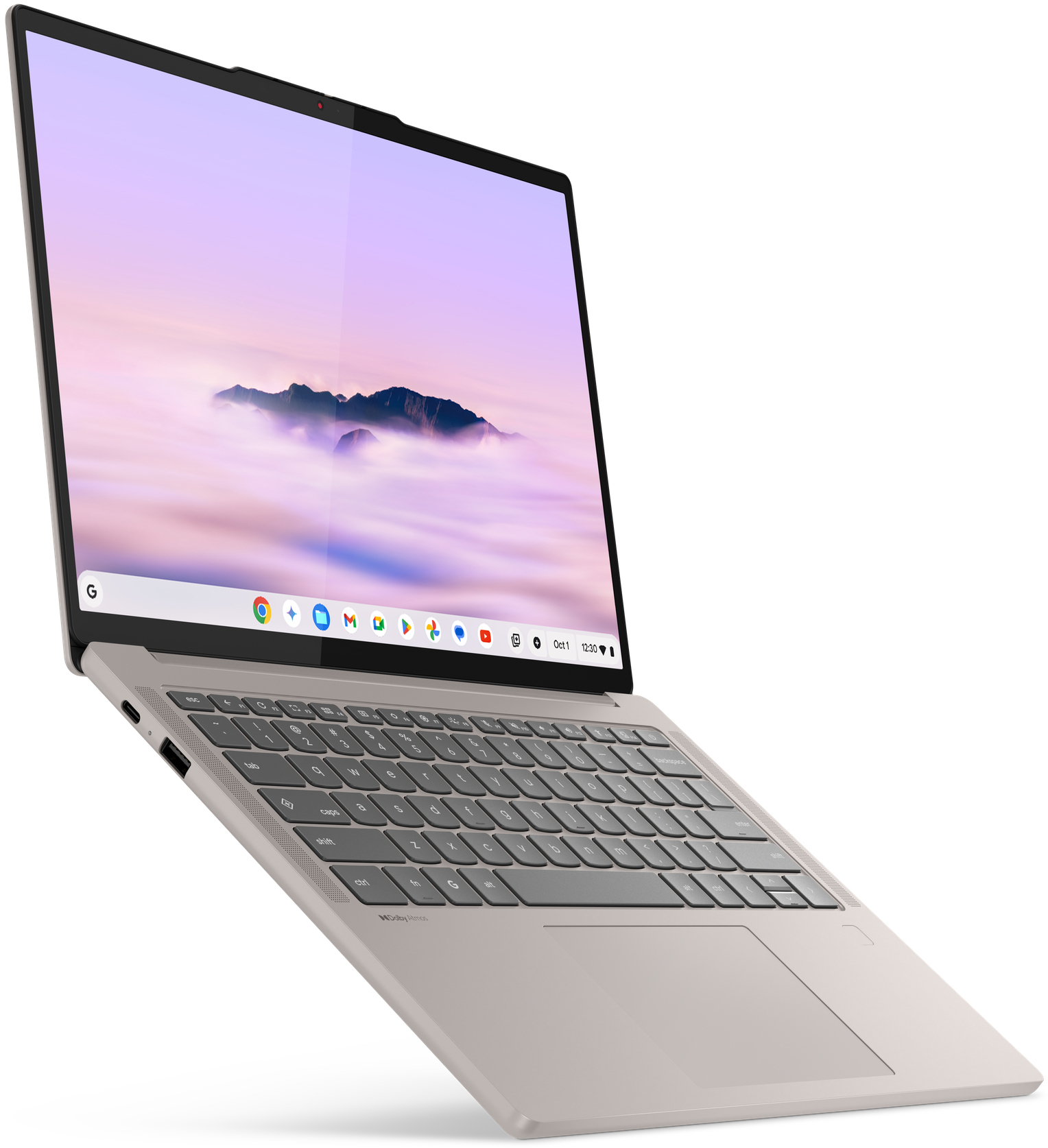 Lenovo - Portátil Lenovo IdeaPad Chromebook Plus 14M9610-442 14" MediaTek U910 16GB 256GB WUXGA OLED Chrome OS