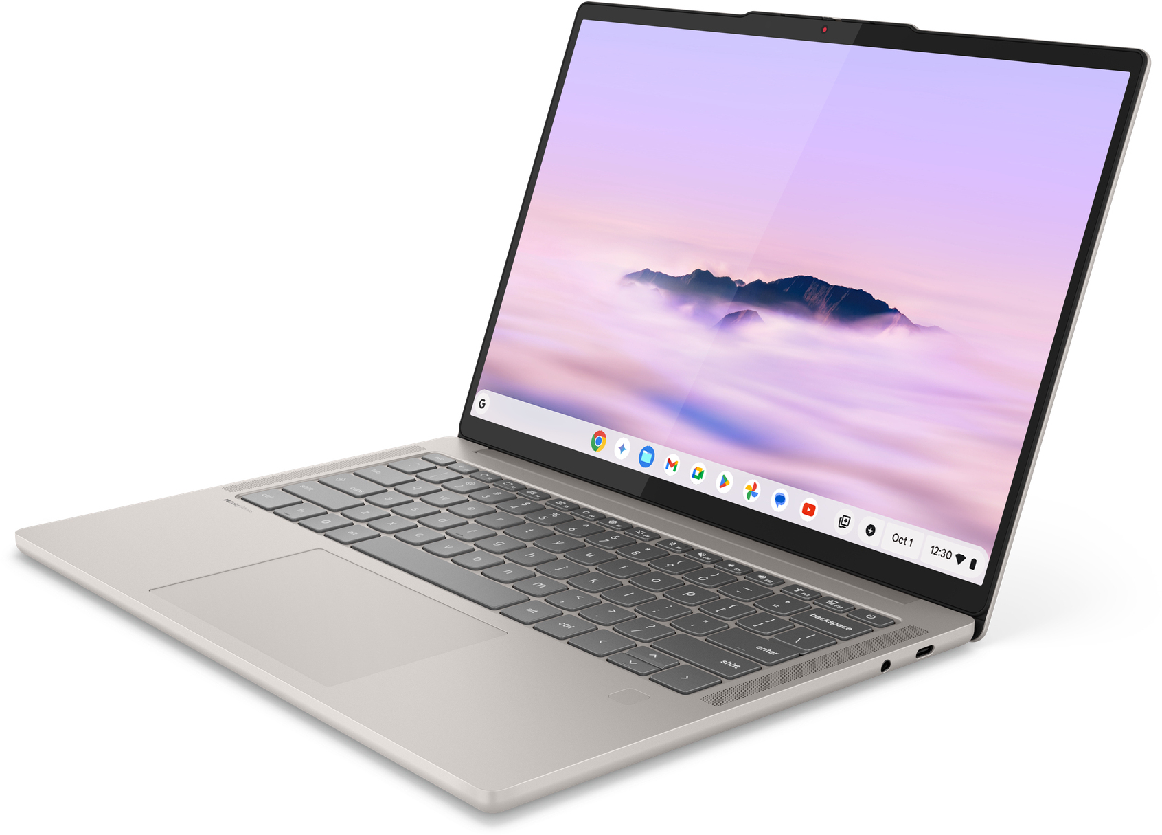 Lenovo - Portátil Lenovo IdeaPad Chromebook Plus 14M9610-442 14" MediaTek U910 16GB 256GB WUXGA OLED Chrome OS