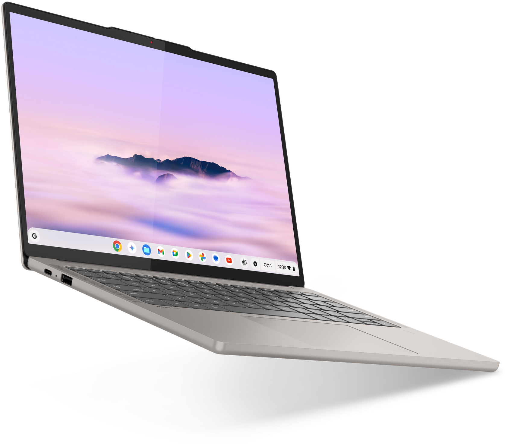 Lenovo - Portátil Lenovo IdeaPad Chromebook Plus 14M9610-442 14" MediaTek U910 16GB 256GB WUXGA OLED Chrome OS