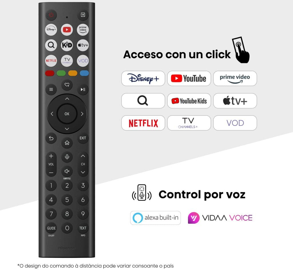  - Televisão Hisense 85A6Q 85" LED UltraHD 4K VIDAA