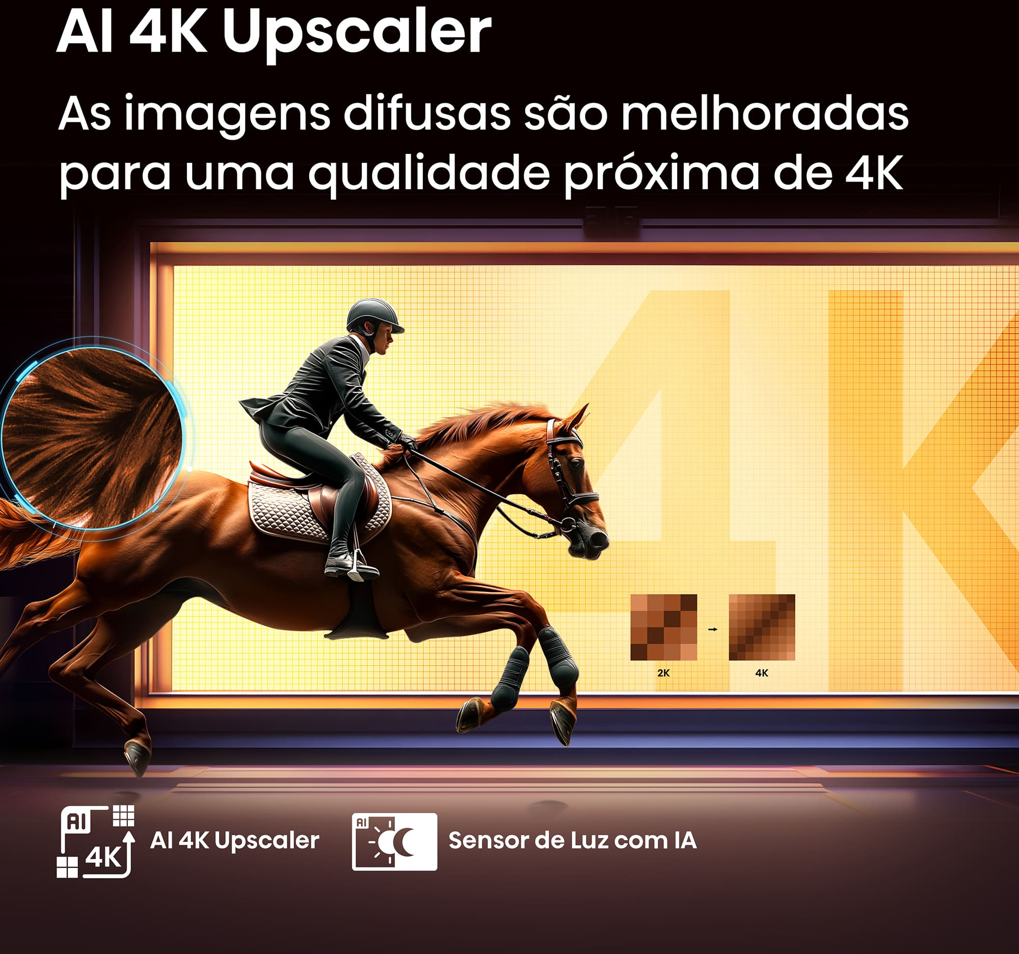  - Televisão Hisense 85E7Q 85" QLED UltraHD 4K VIDAA