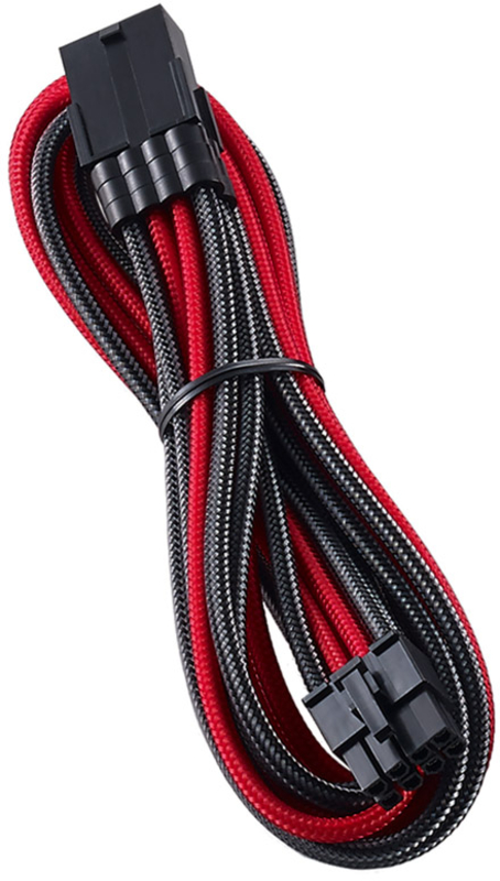 Cabo CableMod PRO ModMesh 8-Pin PCIe - 45cm - Carbono / Vermelho