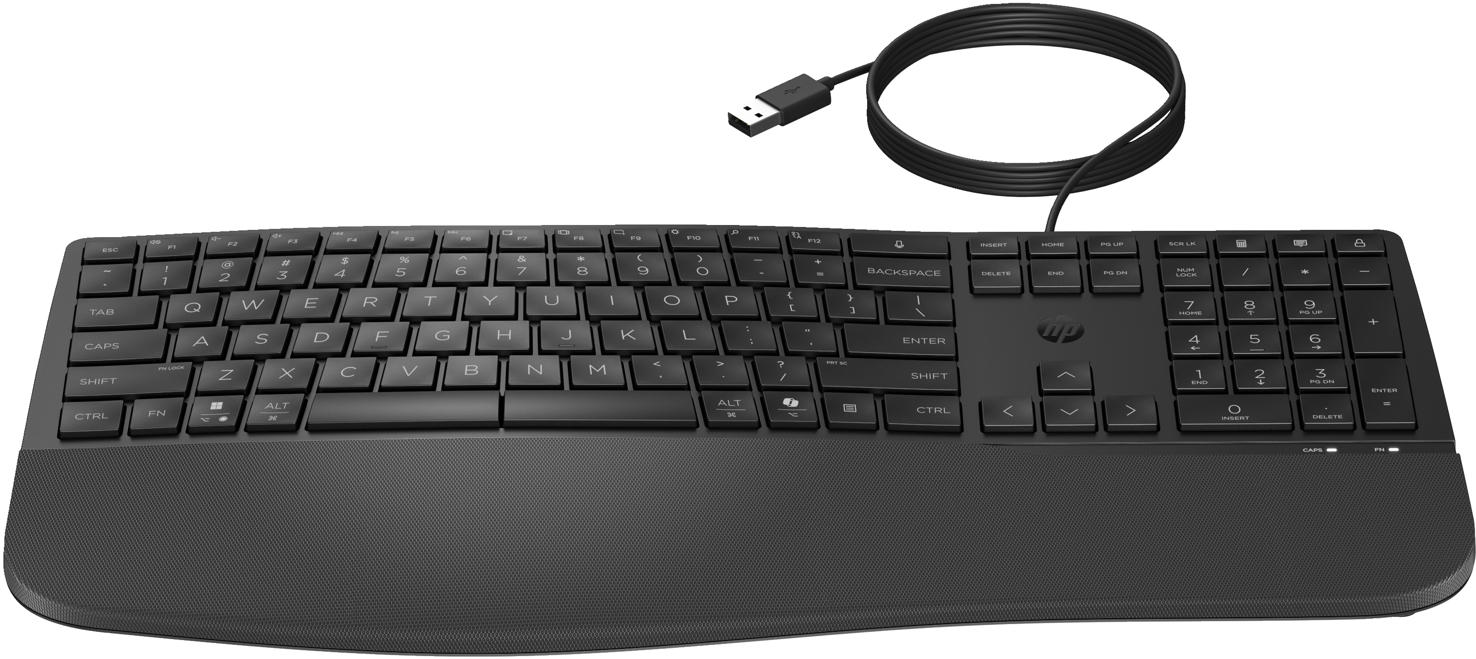 HP - Teclado HP 485 Comfort Com fio