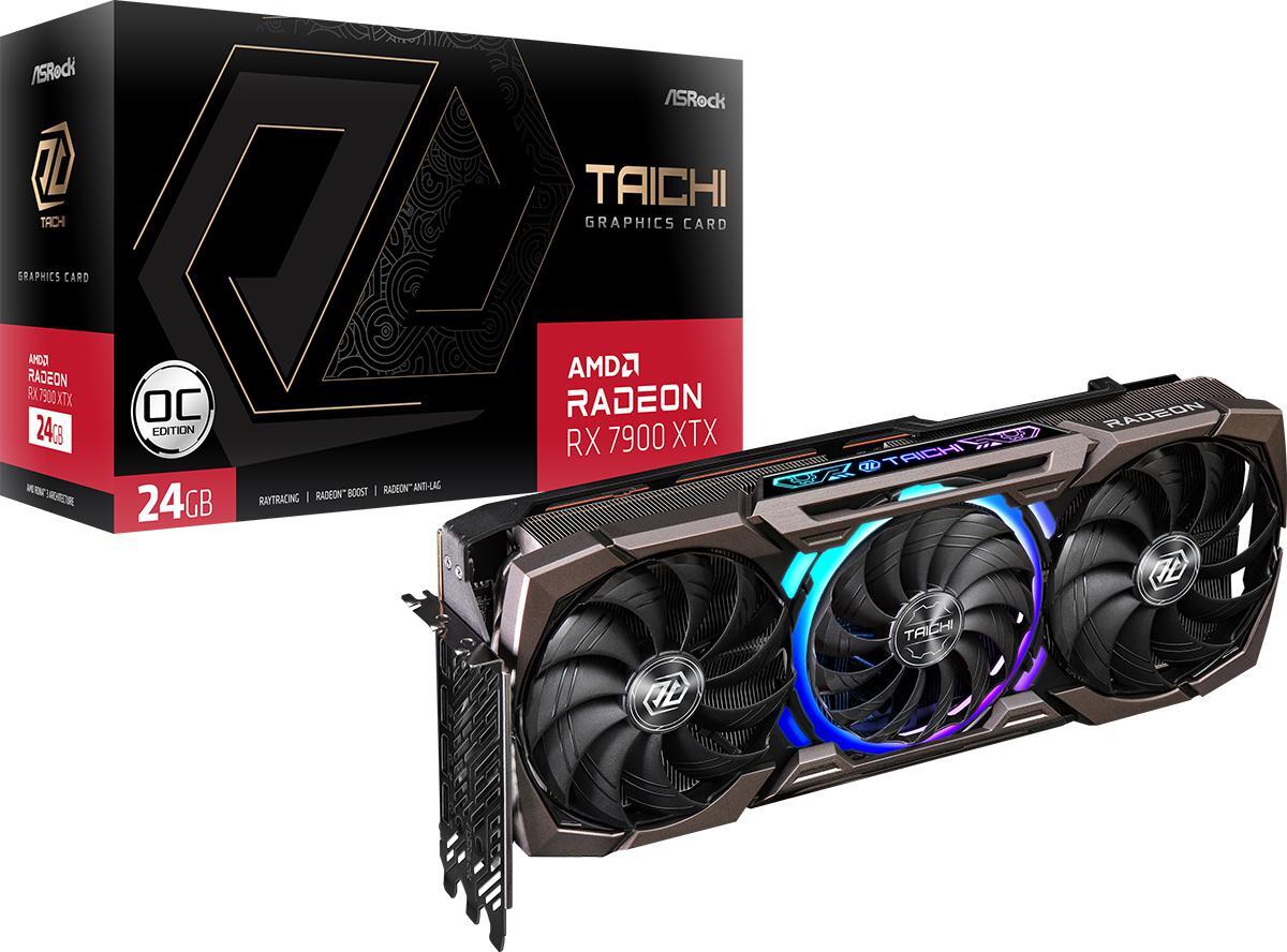 Gráfica ASRock Radeon RX 7900 XTX Taichi OC 24GB GDDR6