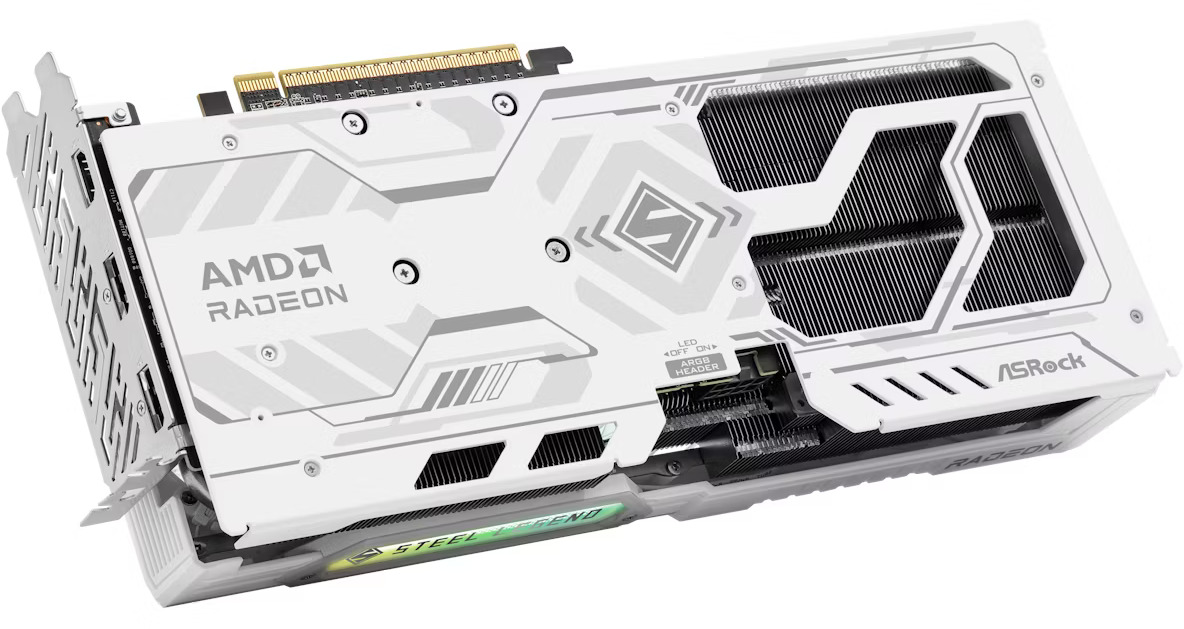 ASRock - Gráfica ASRock Radeon RX 9060 XT Steel Legend OC 16GB GDDR6