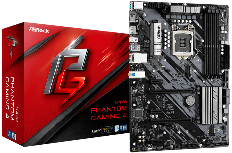 ASRock - Motherboard ASRock H470 Phantom Gaming 4