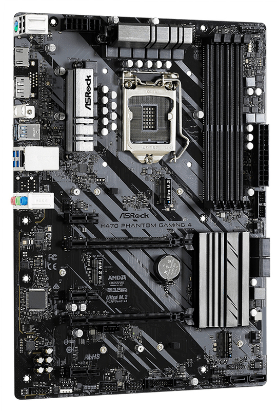 ASRock - Motherboard ASRock H470 Phantom Gaming 4
